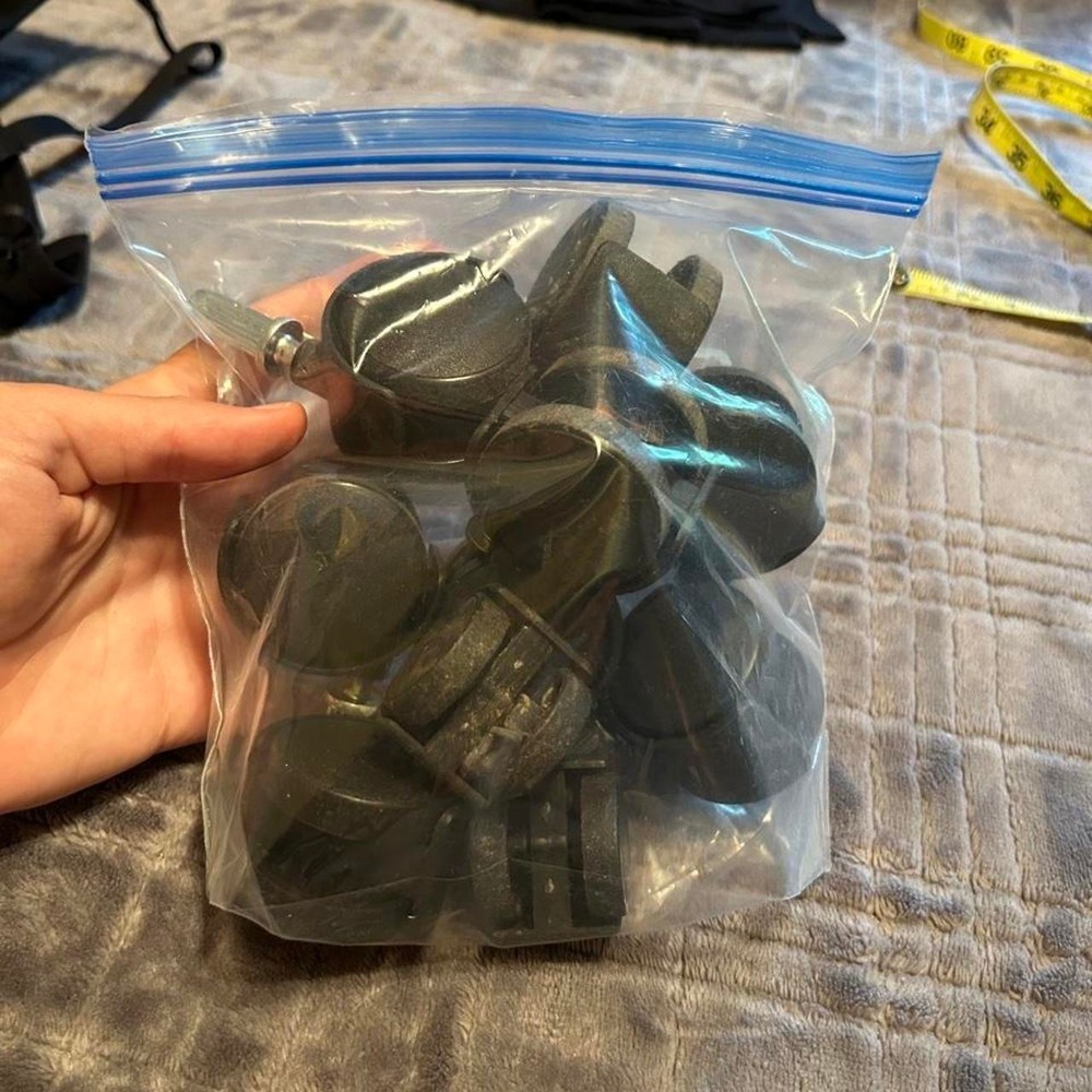 black plastic drawer wheels